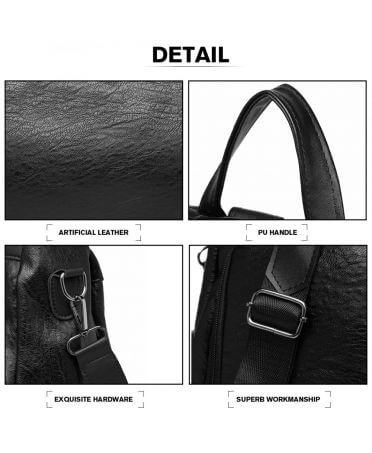 Kono černý dámský kabelkový batoh 1932 E1932_BK