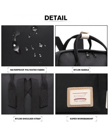 Kono černý batoh s kapsou na notebook 2017 EB2017_BK