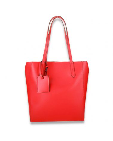 Anna Grace červená shopper kabelka přes rameno 760 AG00760_BY