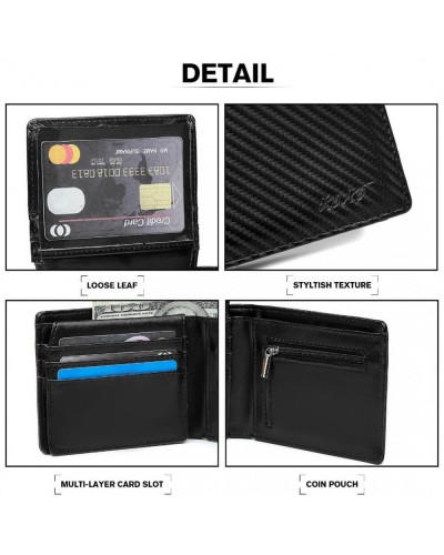Kono černá pánská peněženka RFID 2115 LP2115_BK