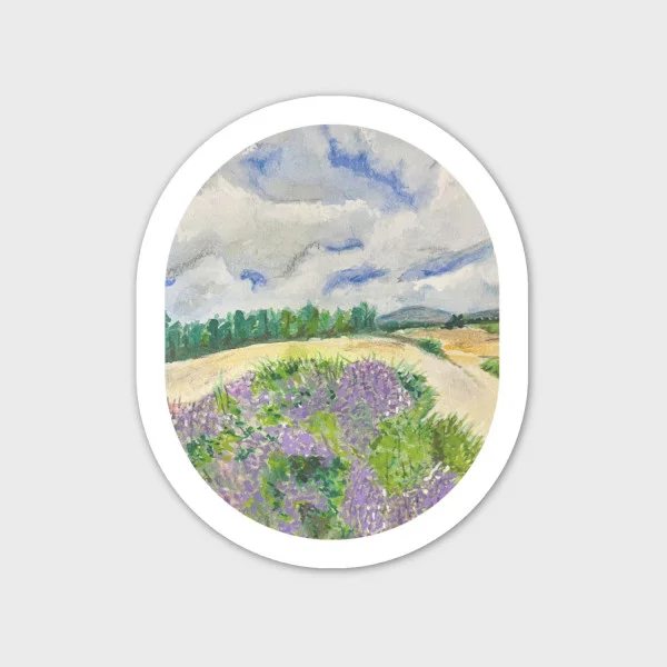 Samolepka s krajinkou